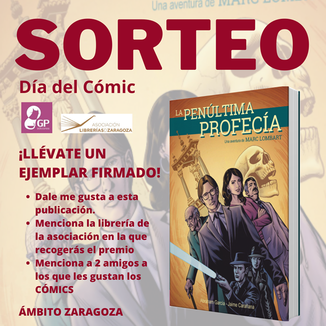 BASES Sorteo cómic GP Ediciones en instagram. Día del cómic